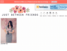 Tablet Screenshot of just-between-friends.com